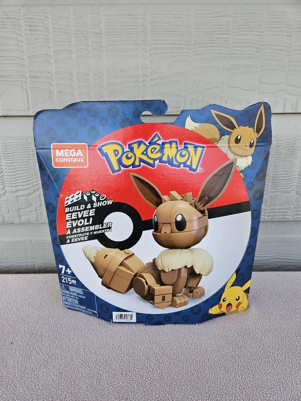 MEGA Construx Pokémon Eevee Build & Show HDL84 Building Set 215 Pieces